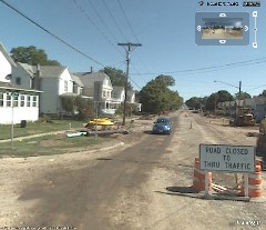 Google Earth Street Level View of our house